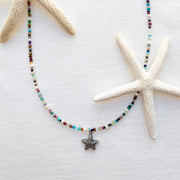 Tinny Gems and Starfish Necklace