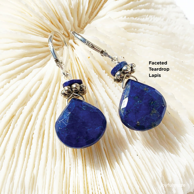 Blue Earrings Lapis Lazuli