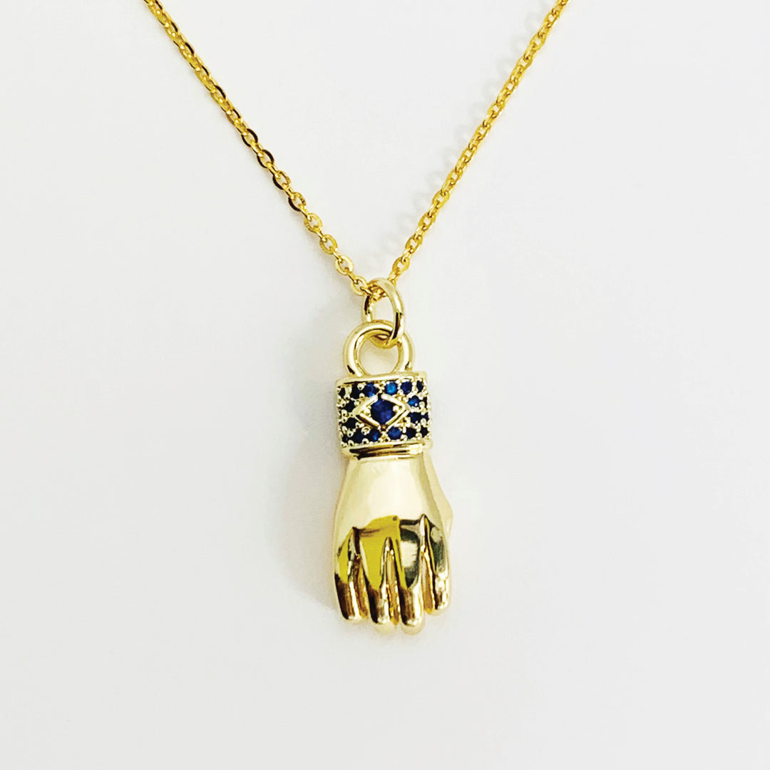 Hand Charm Necklace