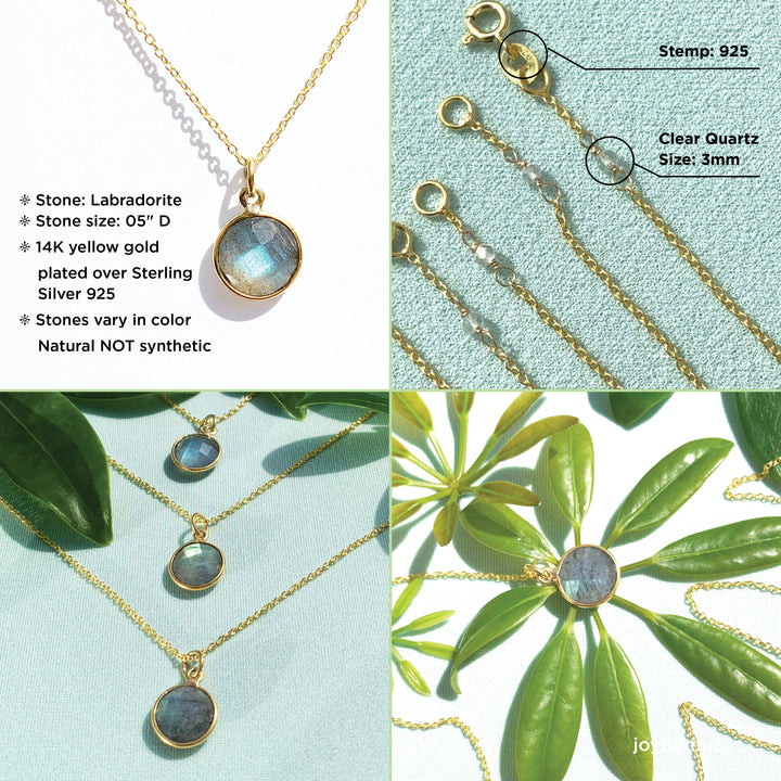 Labradorite Crystal Necklace