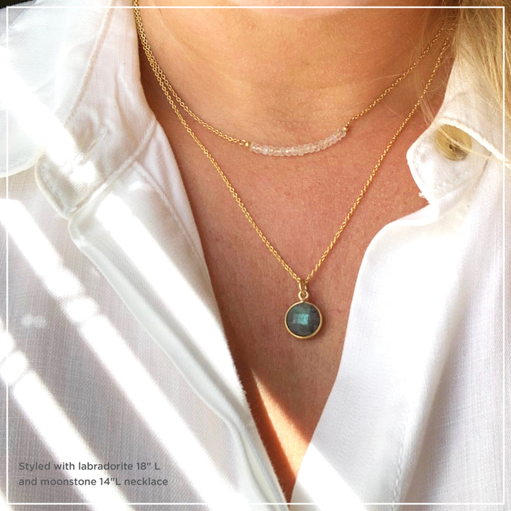 Labradorite Crystal Necklace
