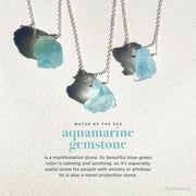 Raw Aquamarine Necklace