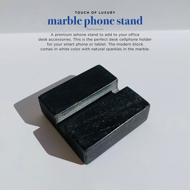 marble mobile phone holder for desk