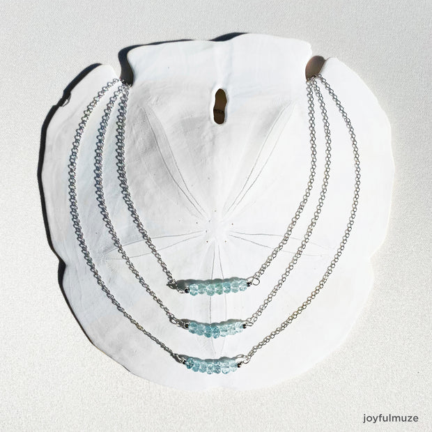 Aquamarine Dainty Necklace