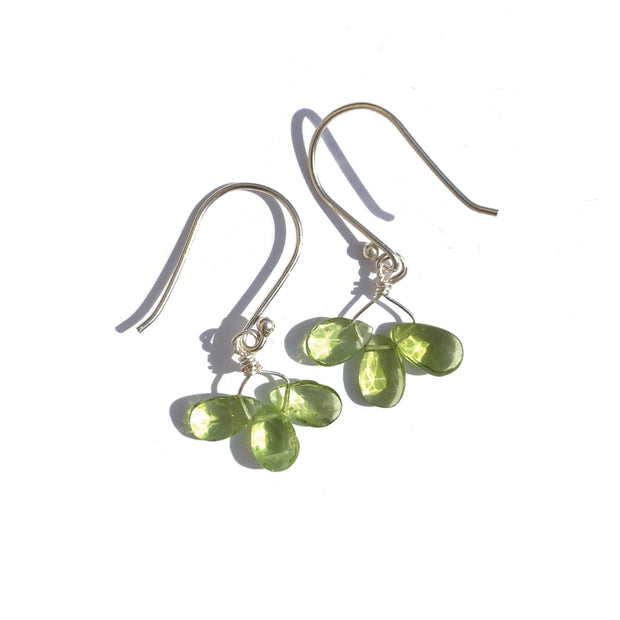 Green Peridot Earrings