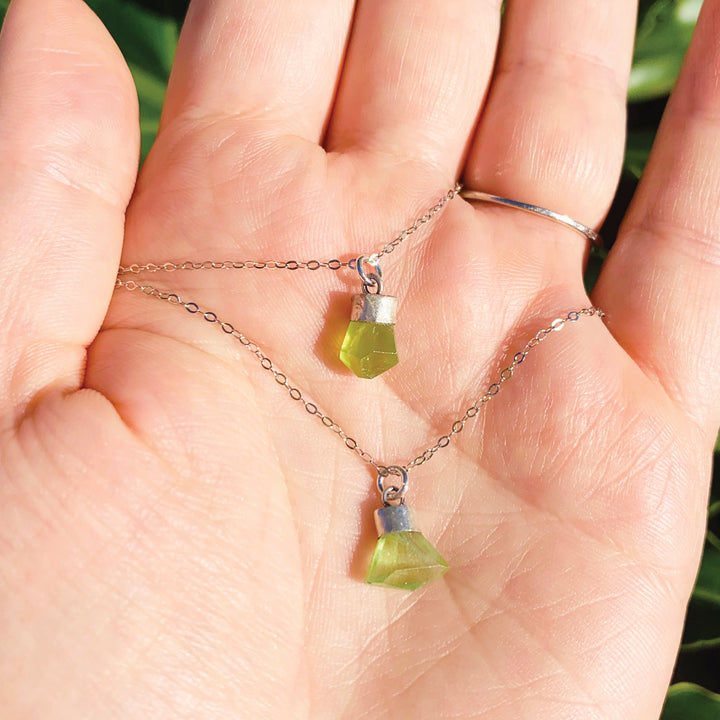Vika, Peridot Necklace