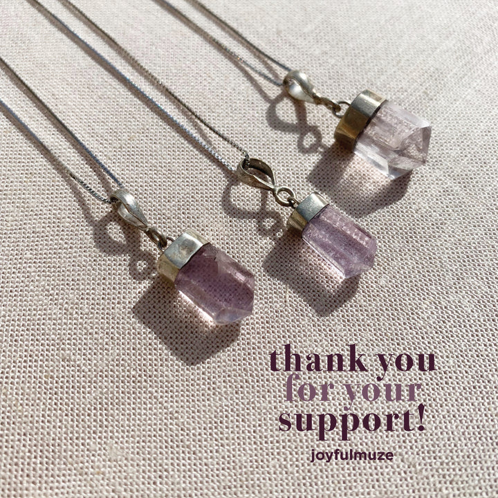 Lola, Pink Tourmaline Necklace