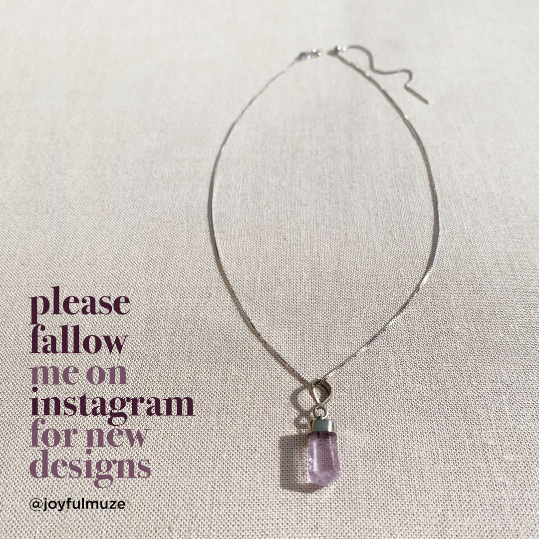 Lola, Pink Tourmaline Necklace
