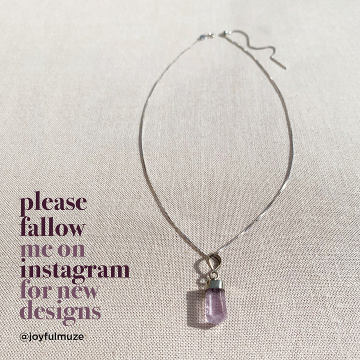 Lola, Pink Tourmaline Necklace