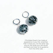 Ritualized Quartz Freshwater Pear Earrings