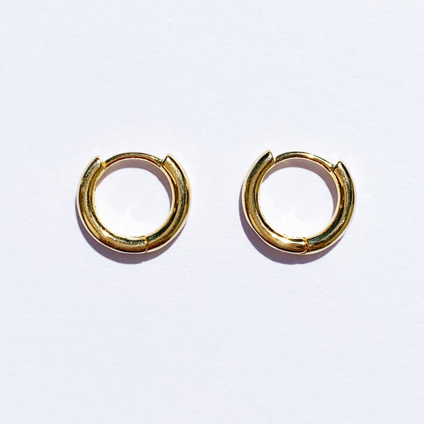Classic Small Gold Hoops