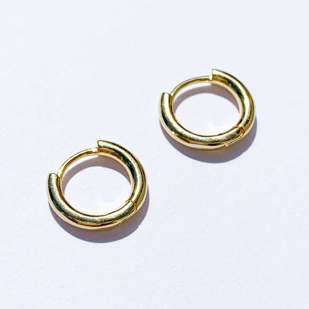 Classic Small Gold Hoops