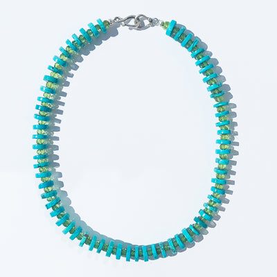 Turquoise Peridot Necklace