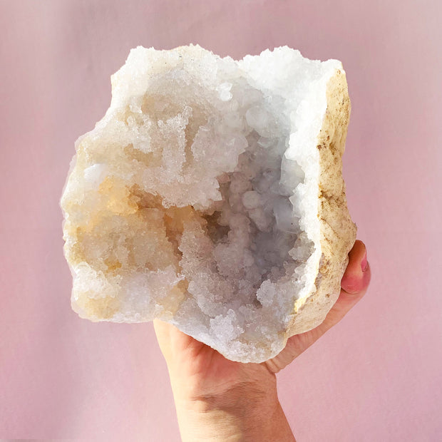 White Quartz Agate Crystal