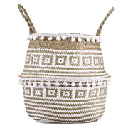 Seagrass Woven Storage Basket For Plants